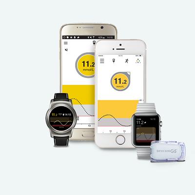 dexcom glucose monitor app